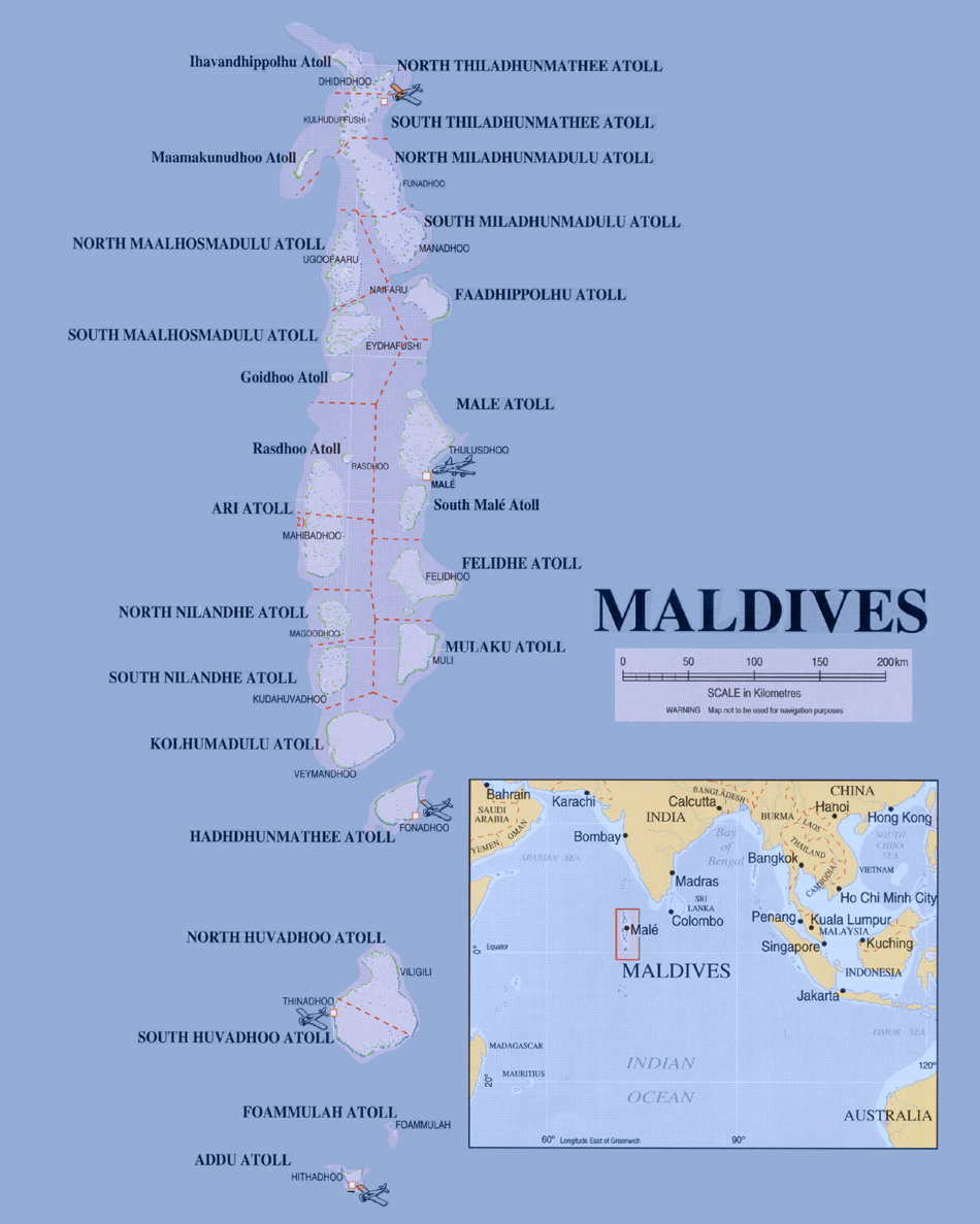 Maldivler Adası Nerede